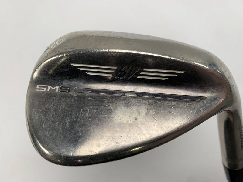 Titleist Vokey SM9 Brushed Steel Lob Wedge 58* 8M S400 Tour Issue Black Stiff RH