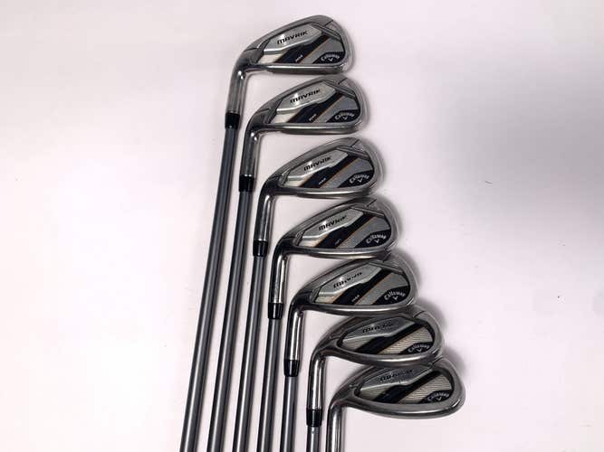 Callaway Mavrik Max Iron Set 6-PW+GW+SW Project X Catalyst 5.5 Regular Steel LH