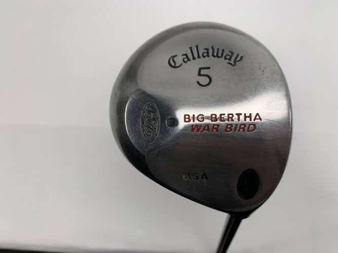 Callaway Big Bertha Warbird 5 Fairway Wood 18* RCH 90 Senior Graphite Mens RH