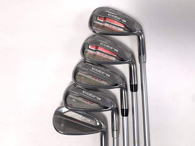 Cobra MAX Iron Set 7-PW+SW White Tie X4 Ladies Graphite Womens RH