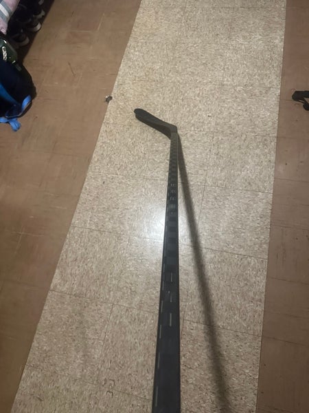 Senior All Black Left Hand Hockey Stick P92 85 Flex (New)
