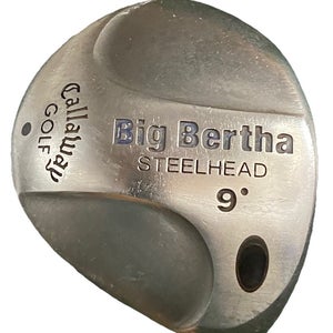 Callaway Big Bertha Steelhead Driver 9* RH Memphis 10 Stiff Steel 43 New Grip HC