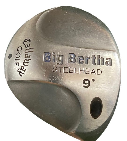 Callaway Big Bertha Steelhead Driver 9* RH Memphis 10 Stiff Steel 43 New Grip HC