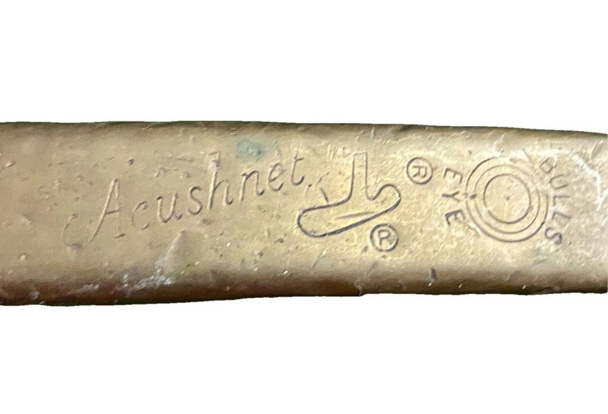 Acushnet Bullseye Oset M5F Putter Fluted Steel 35 Inches RH Good Original Grip