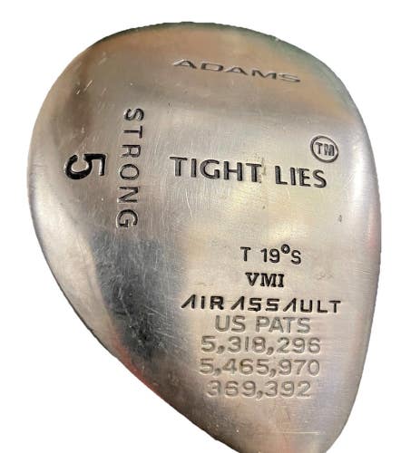 Adams Tight Lies Strong 5 Wood 19* RH SuperShaft Stiff Graphite 42" New Mid Grip