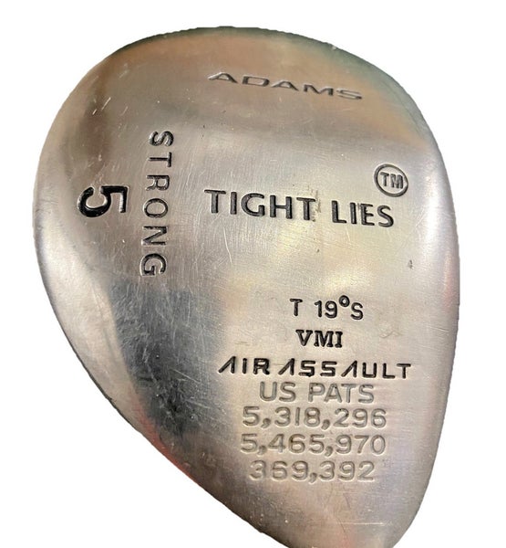 Adams Tight Lies Strong 5 Wood 19* RH SuperShaft Stiff Graphite 42" New Mid Grip