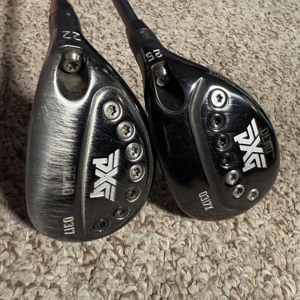 PXG DEMO 0317 & 0317X Mens Right Handed 22 & 25 Degree Hybrid Stiff Flex