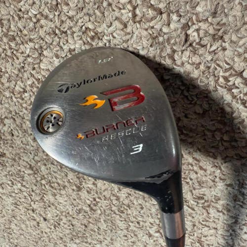 TaylorMade Burner Rescue Mens Right Handed Golf Club 3 Hybrid Regular Flex