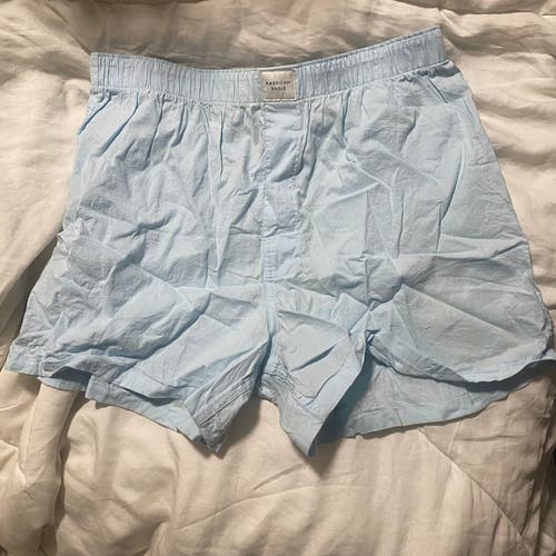 Men’s Large (35”-38” waist) AMERICAN EAGLE Light Blue Boxer Shorts