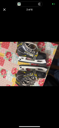 CCM Super Tacks AS3 Hockey Goalie Skates size 7
