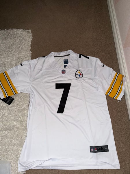 White XL Men's Nike Jersey (New) Ben Roethlisberger (Stitched)