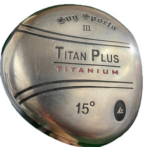 SVG Sports Titan Plus Titanium Driver 15* RH Senior Graphite 43.5 New Jumbo Grip