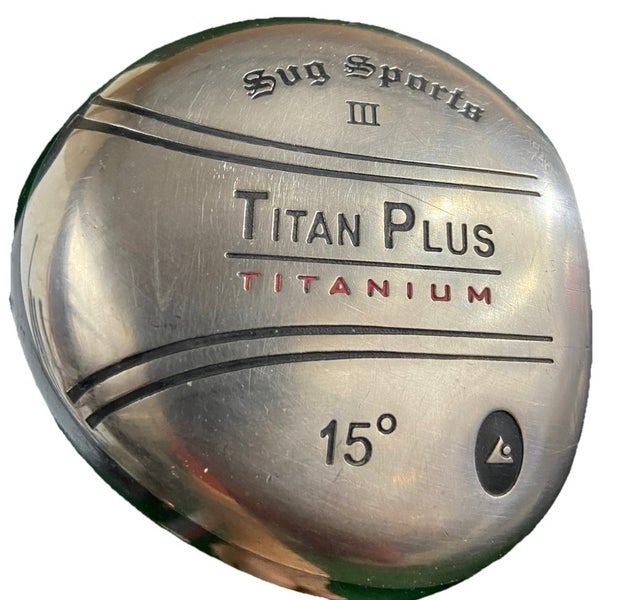 SVG Sports Titan Plus Titanium Driver 15* RH Senior Graphite 43.5 New Jumbo Grip