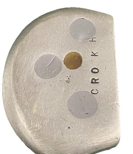 Otey Crisman Cro K H Center Shaft Mallet Putter Hickory Shaft 35.5 RH Super Rare