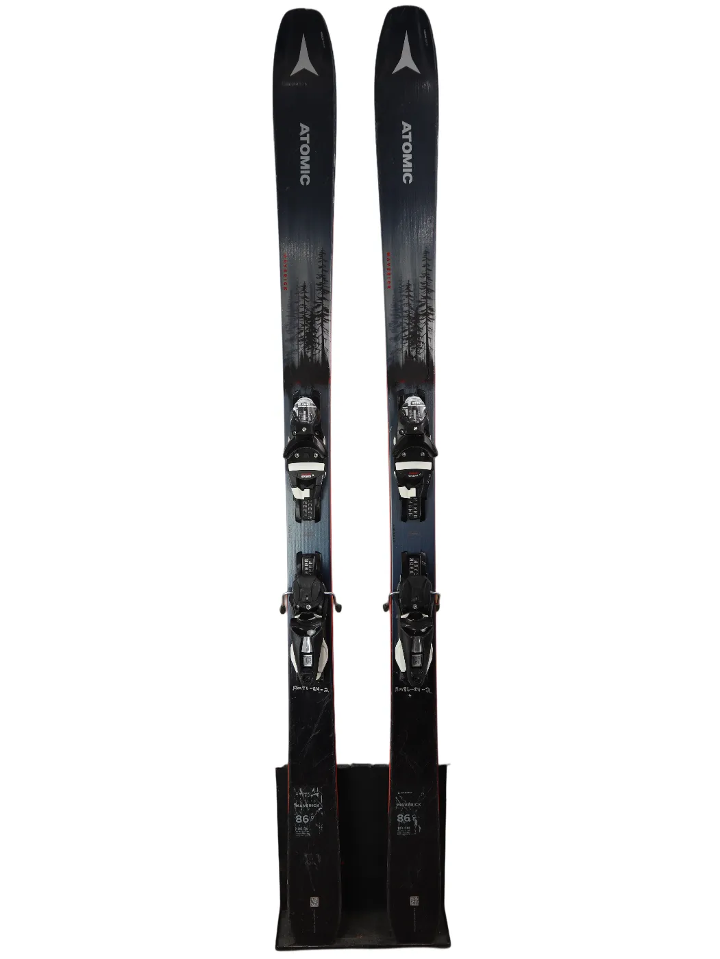 USED Atomic Maverick 86 C Skis with Look NX 12 Bindings - 169cm