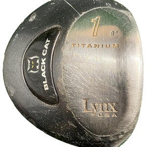 Lynx Golf Black Cat Driver 9* RH Men's Unifiber Stiff Graphite 45" Good Grip