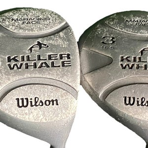 Wilson Killer Whale Maraging Wood Set 1W,3W RH Orca Regular Graphite New Grips