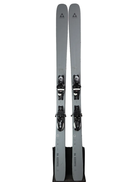 USED 2024 Fischer Ranger 90 All-Mountain Skis 184cm with Look NX 12 Bindings