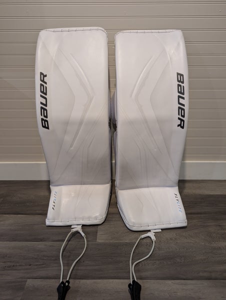 Large 35" Bauer FlyLite Goalie Leg Pads (Used)