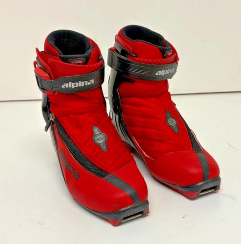 Alpina Racing NNN Skate Style Cross Country Ski Boots EU 40 Men's 7 Women's 8.5
