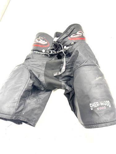 Used Sher-wood 5000 FACE OFF Senior Pant Black LG 11860-S000301739