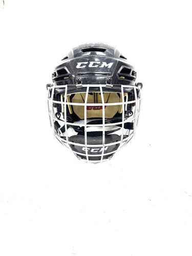 Used CCM TACKS 110 Helmet Cage Combo Black SM 11860-S000301779