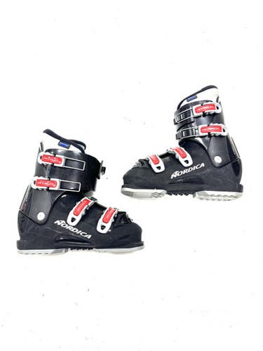 Used Nordica GPTJ Boys DH Ski Boot Black 255 MP - M07.5 - W08.5 11860-S000301802