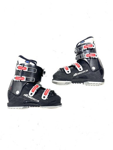 Used Nordica GPTJ Boys DH Ski Boot Black 255 MP - M07.5 - W08.5 11860-S000301802