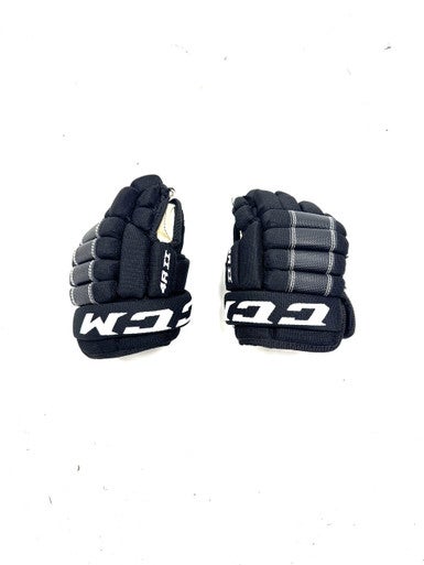 Used CCM 4R II Youth Gloves Black 8" 11860-S000301807