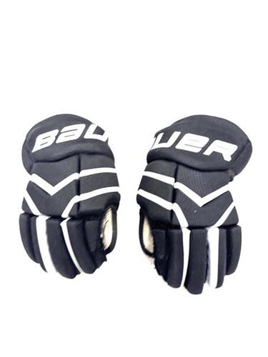 Used Bauer SUPREME 1.2 Junior Gloves Black 12" 11860-S000301837