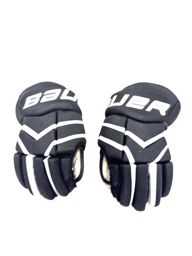 Used Bauer SUPREME 1.2 Junior Gloves Black 12" 11860-S000301837