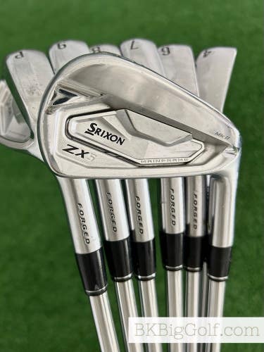Srixon ZX5 / ZX7 Mkii Forged Combo Iron Set 4-P / KBS Tour Lite X Extra Stiff