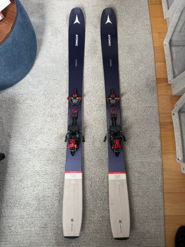 Unisex Atomic Backland 98 156 cm Alpine Touring Skis With Bindings (Used)