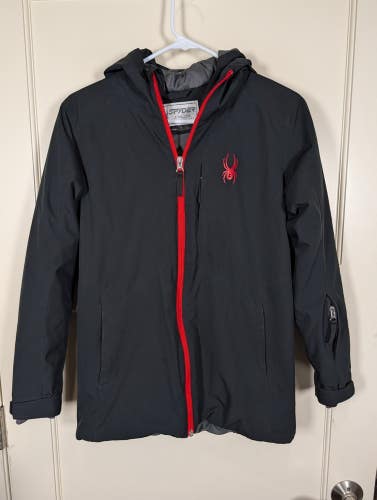 Spyder Chief Insulated Ski Jacket Winter Junior Size: L Black