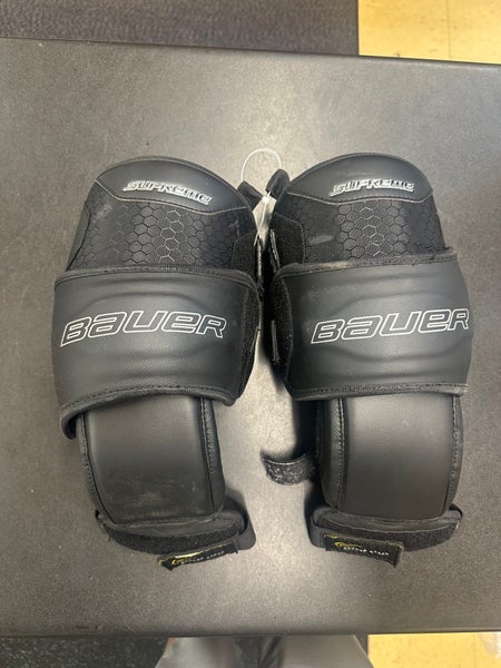 Bauer Supreme Senior Goalie Knee Guards-Lightly Used in good shape