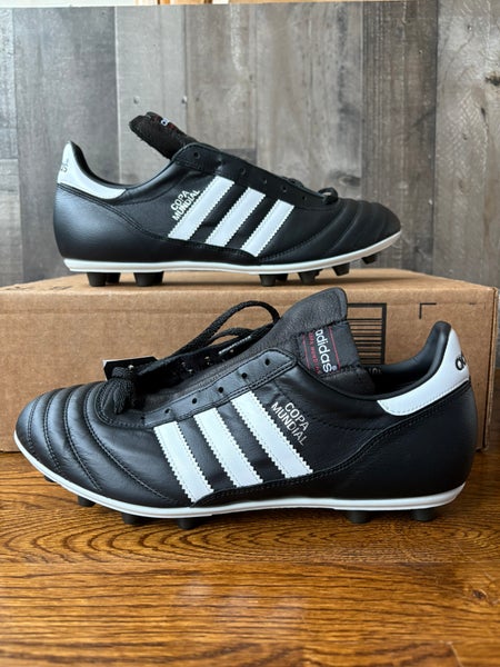 Adidas Copa Mundial Soccer Cleats Black Leather Made In Germany 015110 Size 11