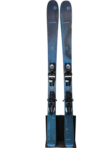 USED Blizzard Black Pearl 88 Skis 159cm with Look NX 12 Bindings - 2024 Model