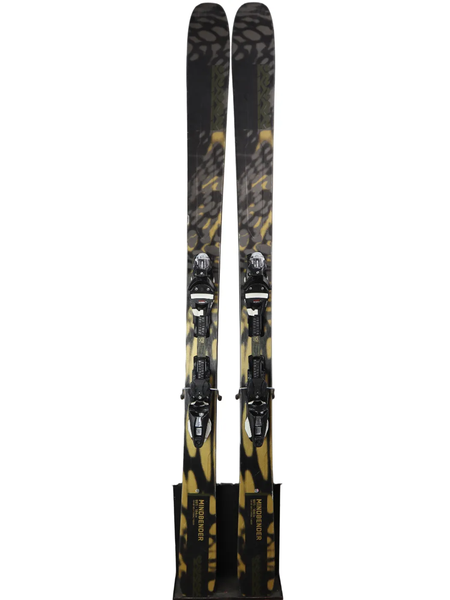 USED K2 Mindbender 99Ti Skis 184cm with Look NX 12 Bindings - 2024 Model