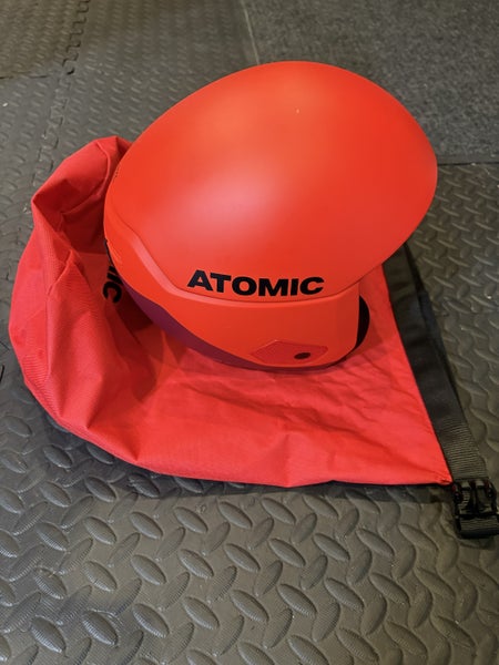 Atomic Redster CTD Ski Racing Helmet - Red - FIS Legal - Like NEW!