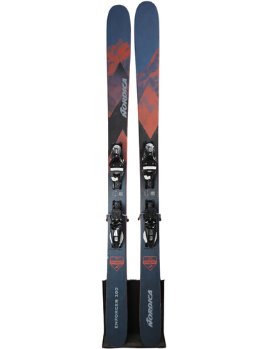 USED Nordica Enforcer 100 Skis 186cm with Look NX 12 Bindings - 2023 Model