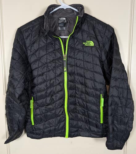 The North Face Thermoball Jacket Youth Boys Quilted Puffer Size: M 10/12 Black