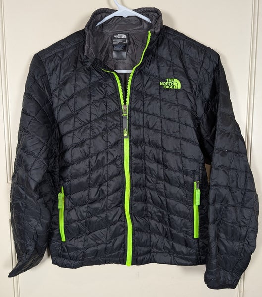 The North Face Thermoball Jacket Youth Boys Quilted Puffer Size: M 10/12 Black