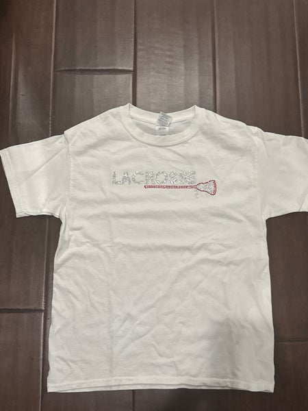 Jeweled Lacrosse Adult Medium shirt New