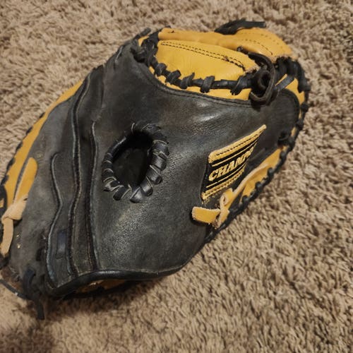 Champro RH Catcher's MVP 555 Baseball Glove 33" Game Ready/Good used Glove