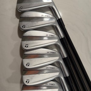 Men's 2023 TaylorMade P-790 Right Handed Iron Set Regular Flex 6 Pieces Graphite Shaft (Used)