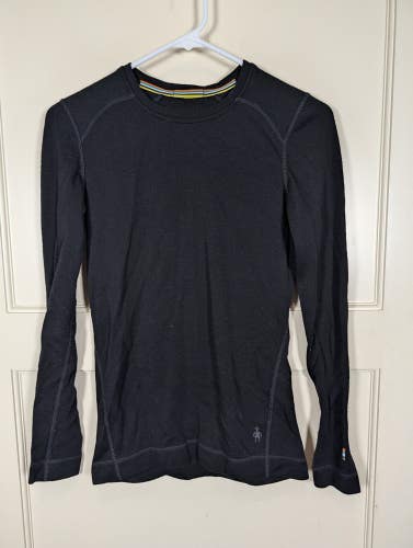 SmartWool Merino Women's Size: S Long Sleeve Thermal Base Layer Top Black