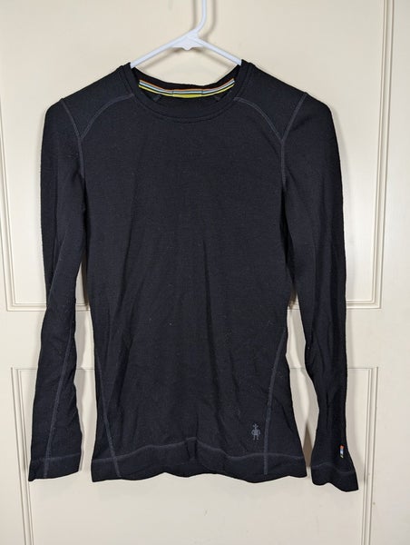 SmartWool Merino Women's Size: S Long Sleeve Thermal Base Layer Top Black