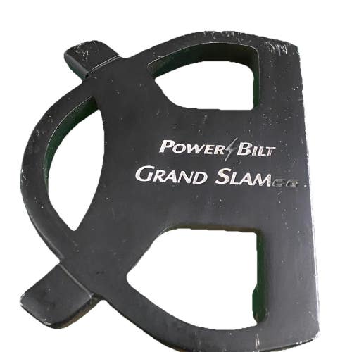 PowerBilt Grand Slam CG Mallet Putter RH Steel 36" New Oversize Grip Nice Club