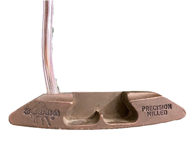RAM Zebra Precision Milled Blade Putter RH Steel 35 In. Label Nice Original Grip