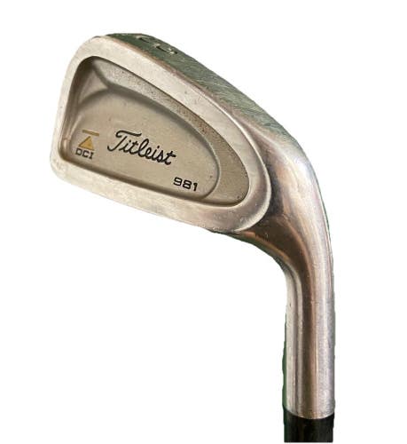 Titleist DCI 981 Gold 3 Iron Tri-Spec Stiff Steel 38.5" RH New Midsize Grip Nice
